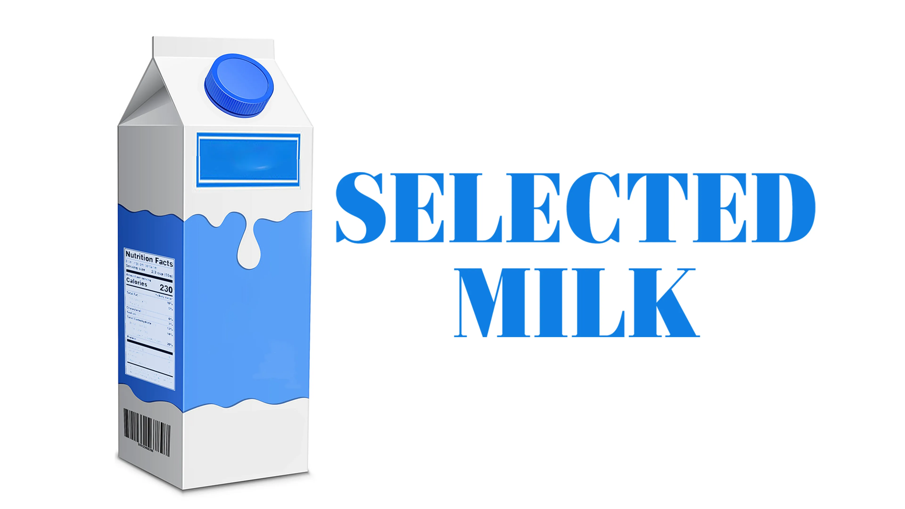 Selected Milk poster